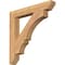 Ekena Millwork Balboa Slat Smooth Bracket, Western Red Cedar, 3 1/2"W x 26"D x 26"H BKT04X26X26BOA06SWR - alternate 1